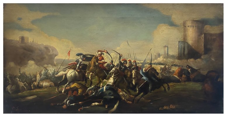 After Salvator Rosa, Cavalry Battle, 2006, Oil on Canvas-YUW-1309761