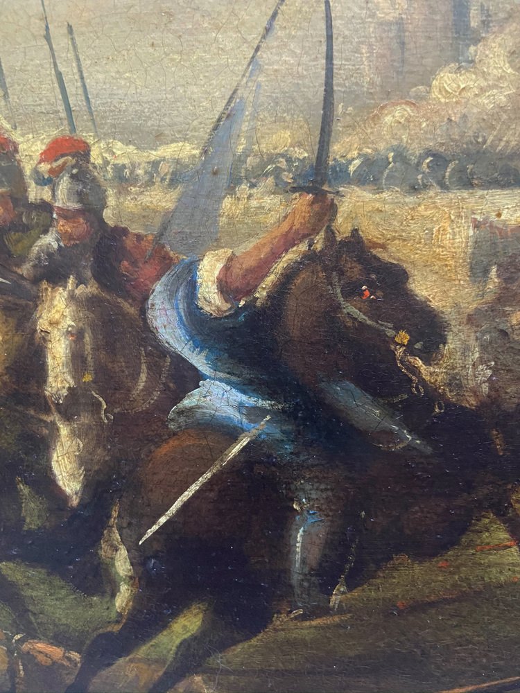 After Salvator Rosa, Cavalry Battle, 2006, Oil on Canvas