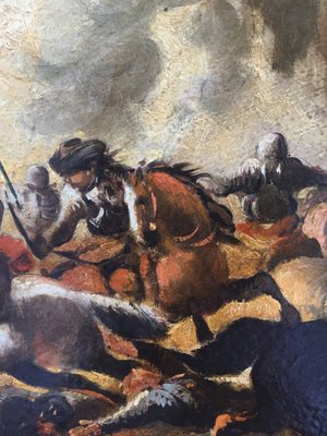 After Salvator Rosa, Cavalry Battle, 2006, Oil on Canvas, Framed-YUW-1309762