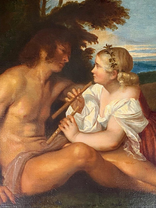 After Titian, The Three Ages of Man, Oil on Canvas, 19th Century