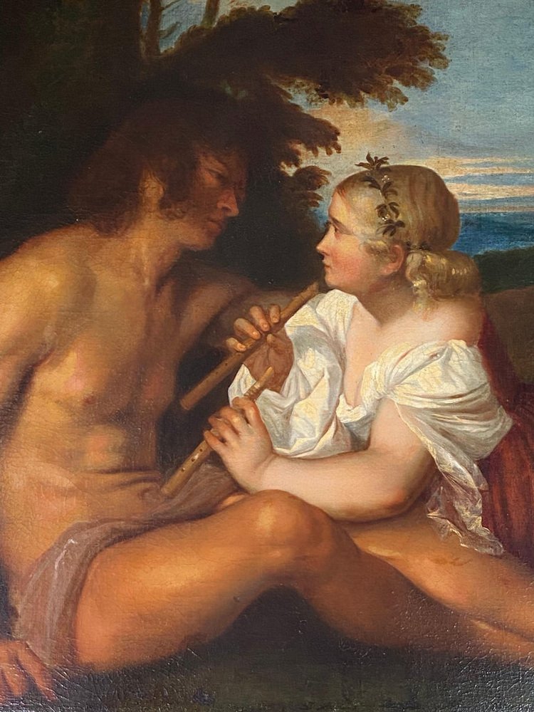 After Titian, The Three Ages of Man, Oil on Canvas, 19th Century