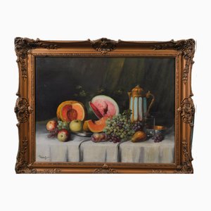 After Újházy Ferenc, Fruit Still Life, 1800s-1900s, Oil on Canvas-QOR-2028870