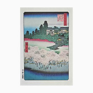 After Utagawa Hiroshige, Cherry Blossoms, 20th Century, Lithograph-ZCI-1759040