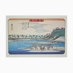 After Utagawa Hiroshige, Eight Scenic Spots in Kanazawa, Mid 20th-Century-ZCI-1337087