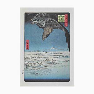 After Utagawa Hiroshige, Praying in the Snow, Lithograph, Mid 20th-Century-ZCI-1316547