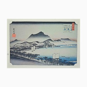 After Utagawa Hiroshige, Scenic Spot in Oomi, Lithograph-ZCI-2025213