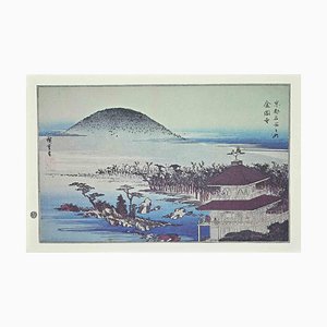 After Utagawa Hiroshige, Scenic Spots in Kyoto, 20th Century, Lithograph-ZCI-1759129