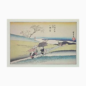 After Utagawa Hiroshige, Scenic Spots in Kyoto, Lithograph, Mid 20th Century-ZCI-1758914