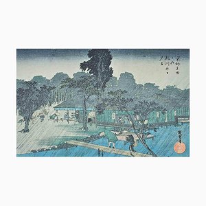 After Utagawa Hiroshige, Scenic Spots in Kyoto, Mid-20th Century, Lithograph-ZCI-1405725