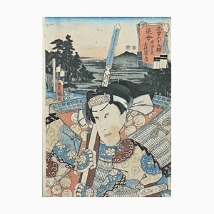 After Utagawa Kunisada, Woodblock Print, Mid 19th-Century-ZCI-1343915