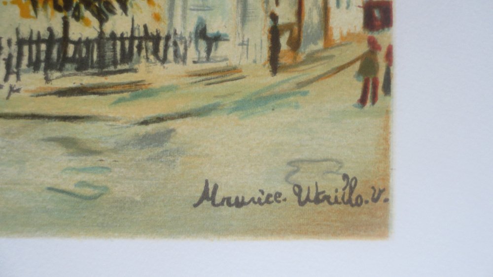 After Utrillo Maurice, The Church Lithograph