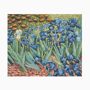 After Van Gogh, Irises, Oil on Canvas-AR-2034087