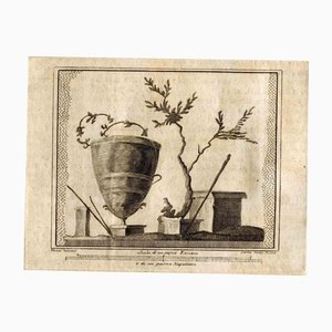 After Vanni, Carlo Oraty, Ancient Roman Fresco, Original Etching, 18th-Century-ZCI-1164031