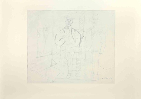 After Willem De Kooning, Self-Manikins, Offset and Lithograph, 1985-ZCI-2024954