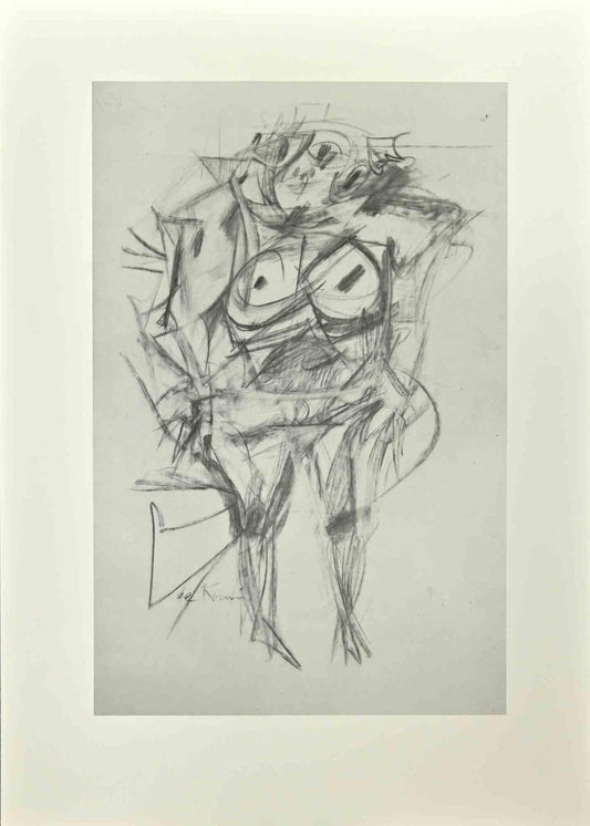 After Willem De Kooning, Woman, Offset and Lithograph, 1985