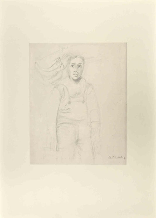 After Willem De Kooning, Working Man, Offset and Lithograph, 1985