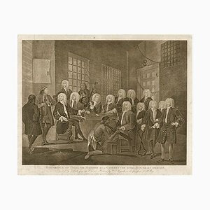 After William Hogarth, Bambridge on Trial for Murder by a Committee of the House of Commons, Etching-KHH-1204126