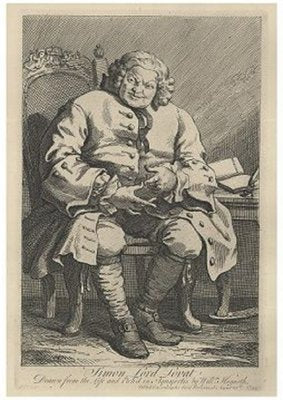 After William Hogarth, Simon Lord Lovat, Etching-KHH-1204130