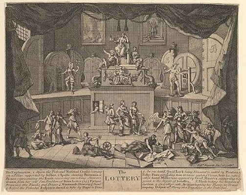 After William Hogarth, The Lottery, Etching and Engraving-KHH-1204119