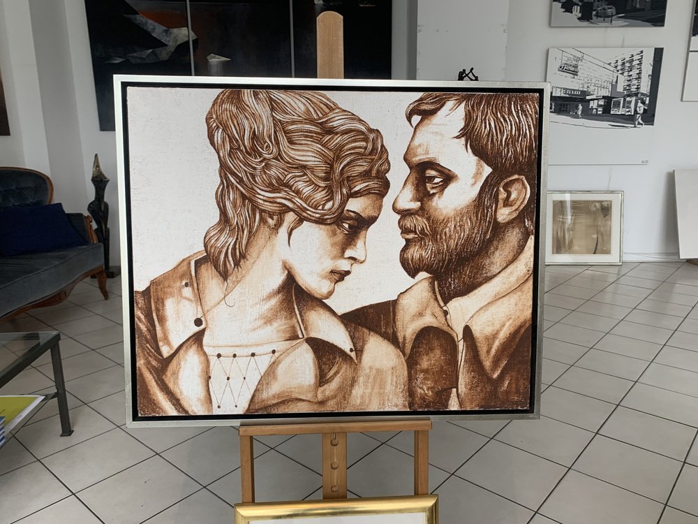 Agata Stomma, A Couple in Sepia Color, 2018