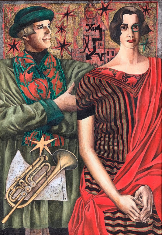 Agata Stomma, Stars of the Forty-Year-Olds, Oil on Canvas, 2000s