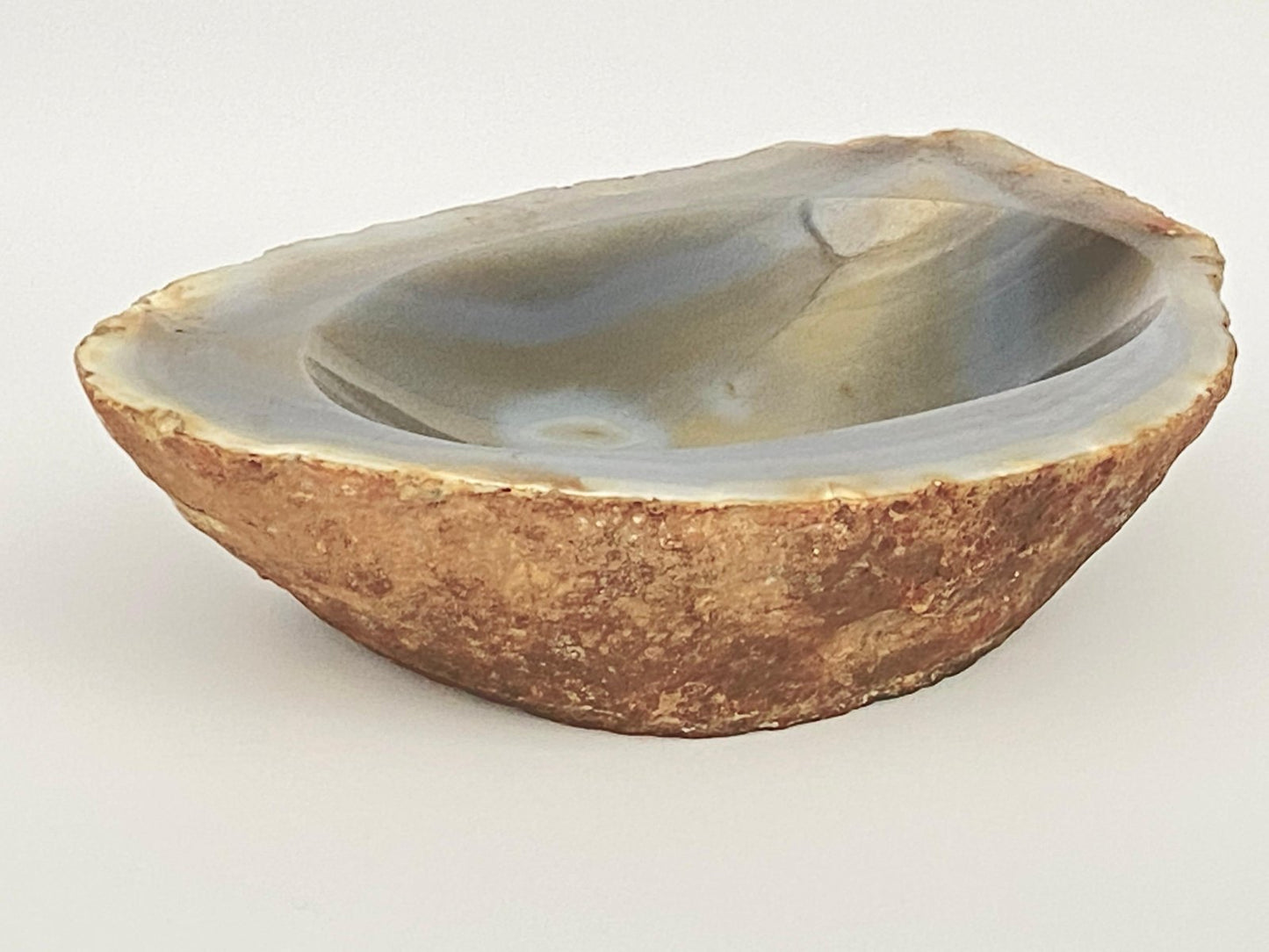 Agate Ashtray or Vide Poche in Grey Color, Italy, 1970