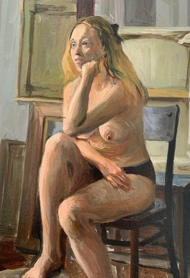 Agnieszka Staak-Janczarska, Sitter 1, 2021, Oil on Cardboard-XHG-1241783