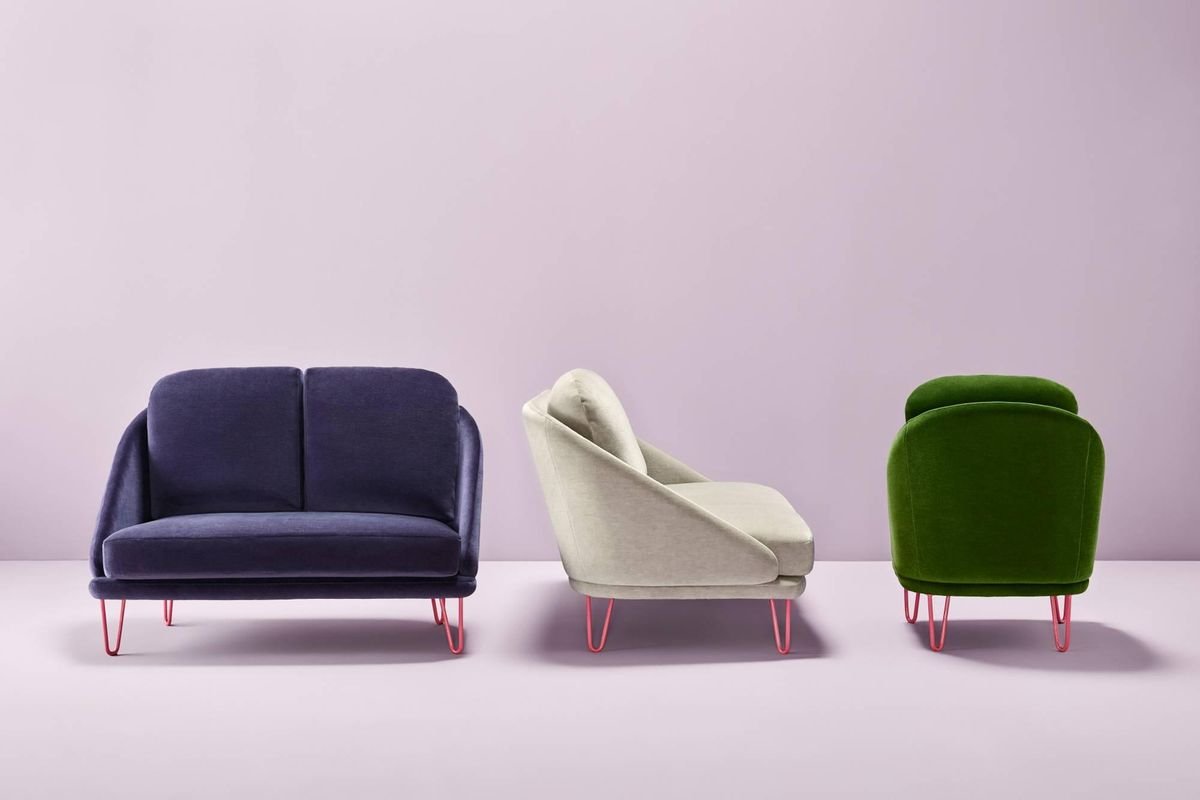 Agora Pink Sofa by Pepe Albargues