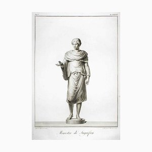 Agostino Tofanelli, Minister of Sacrifices, Original Etching, 1794-ZCI-915377