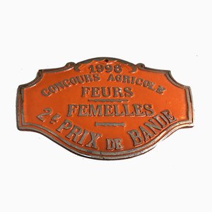 Agricultural Competition Orange Plaque, 1998-SDV-736900