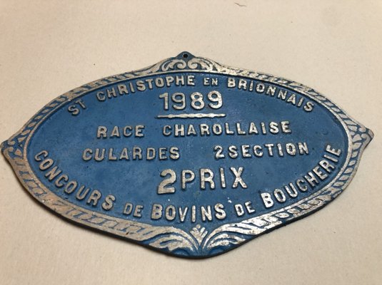 Agricultural Competition Saint Christophe in Brionnais Plaque, 1989-SDV-736880