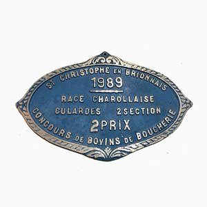 Agricultural Competition Saint Christophe in Brionnais Plaque, 1989-SDV-736880