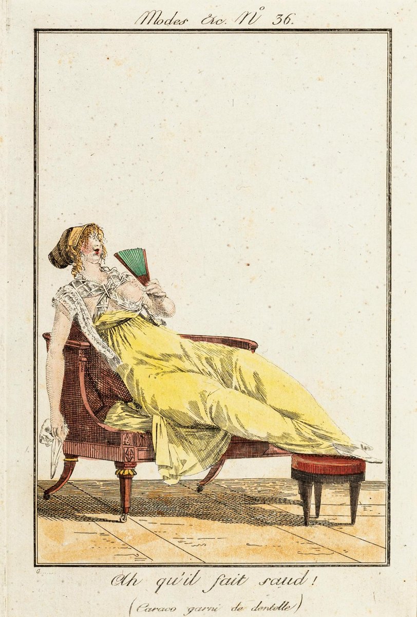 Ah qu'il faut saud! - From Modes et Manières du jour à Paris... Early 19th Century