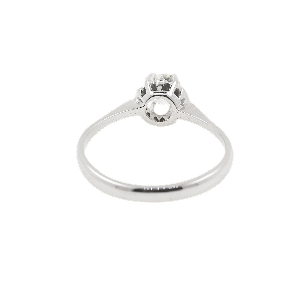 AIG 0.45 Carat Diamond Engagement Ring in 18k White Gold