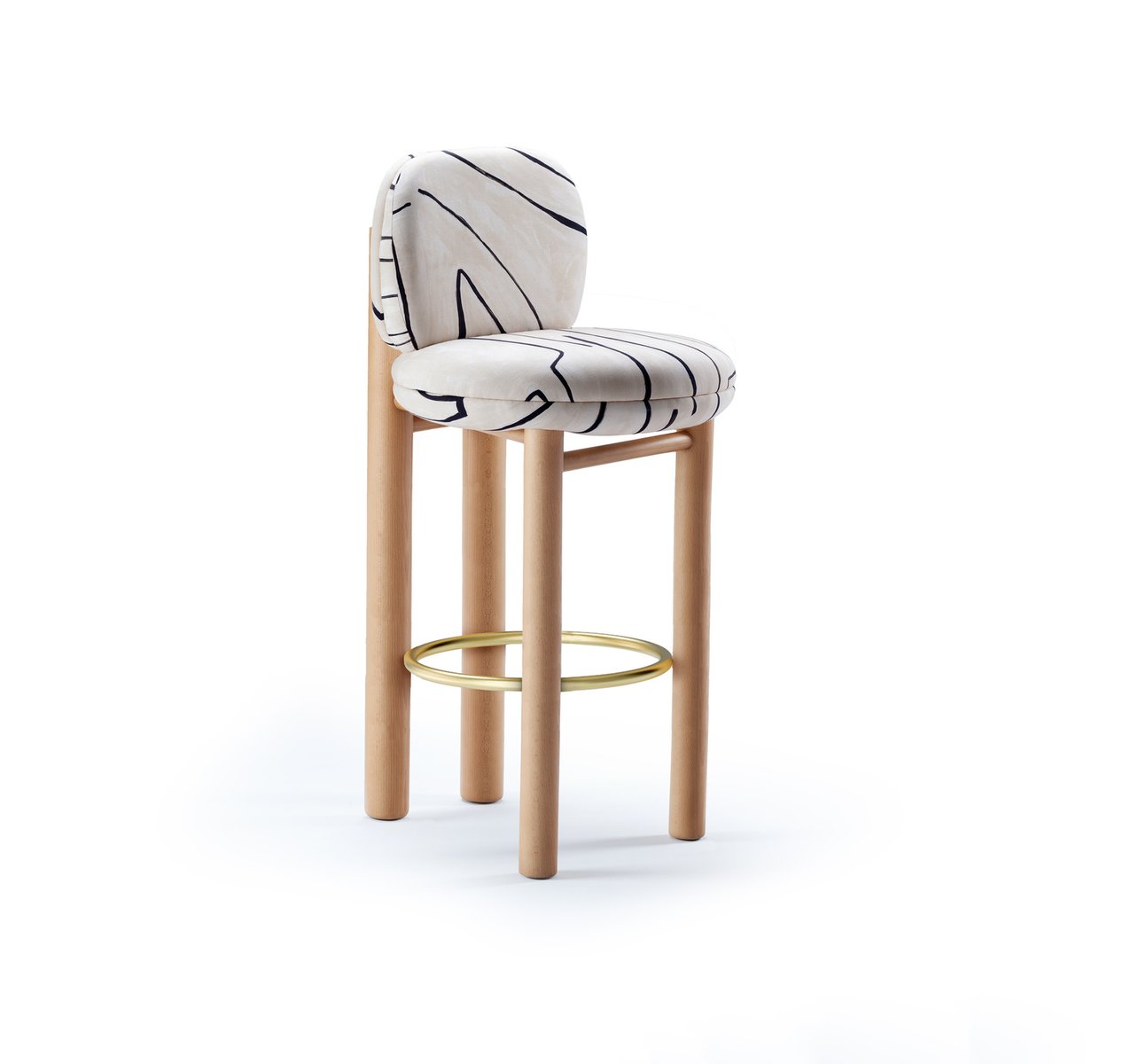 Aimi Bar Chair by Dooq Details