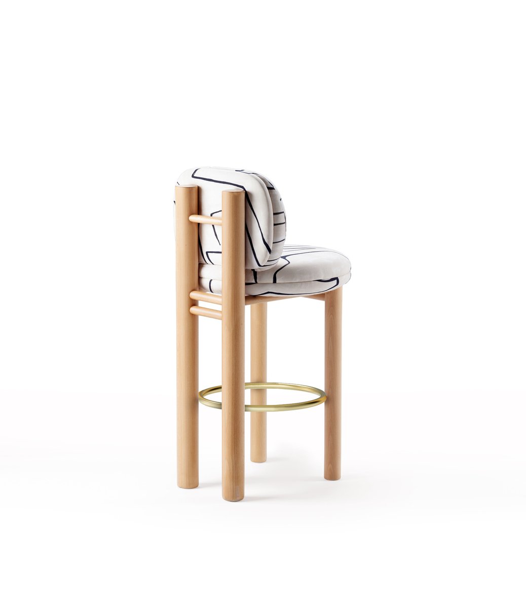 Aimi Bar Chair by Dooq Details