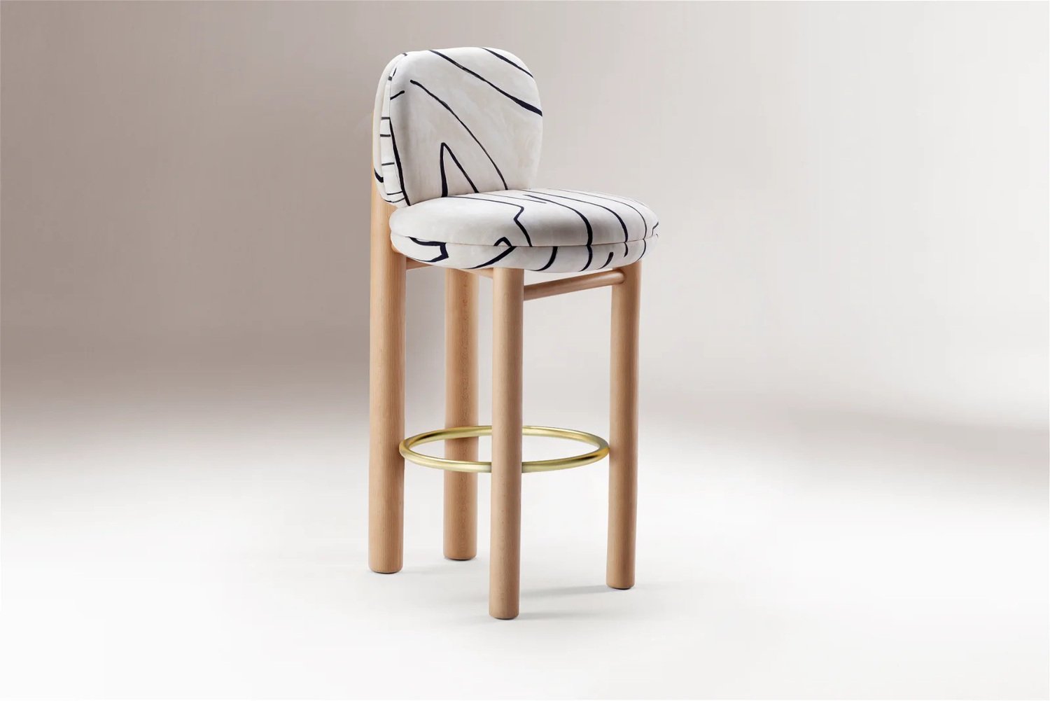 Aimi Bar Chair by Dooq Details