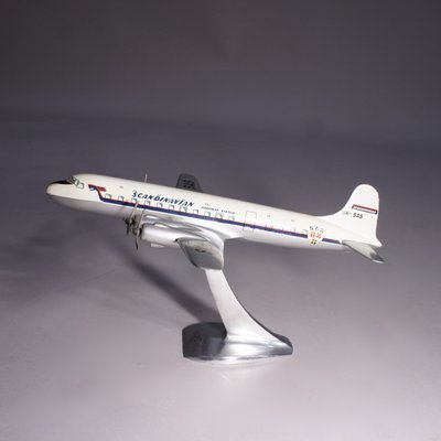 Aircraft Model in Metal of a Sas Dc-6, 1950s-SGX-2032290