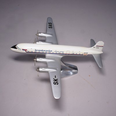 Aircraft Model in Metal of a Sas Dc-6, 1950s-SGX-2032290