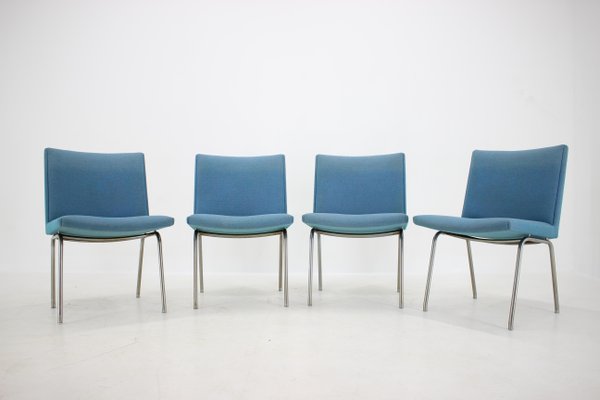 Airport Lounge Chairs by Hans J. Wegner for A.P. Stolen, 1960s, Set of 4-TZ-707191