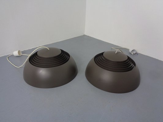 AJ Royal Ceiling Lamps by Arne Jacobsen for Louis Poulsen, Denmark, 1960s, Set of 2-RDW-1771724