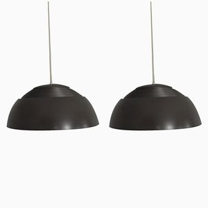 AJ Royal Ceiling Lamps by Arne Jacobsen for Louis Poulsen, Denmark, 1960s, Set of 2-RDW-1771724