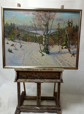 Aksel P. Knudsen, Painting, Oil on Canvas-GJF-1117833