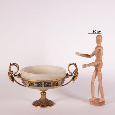 Alabaster and Bronze Cup by Ferdinand Barbedienne-VMM-857597