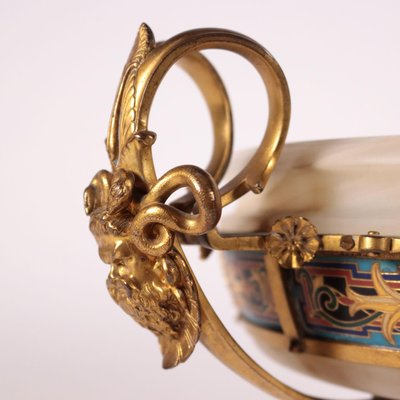 Alabaster and Bronze Cup by Ferdinand Barbedienne-VMM-857597