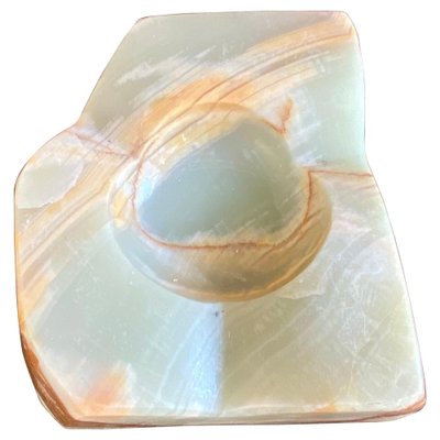 Alabaster Ashtray in Green Color, Italy, 1950s-UR-980605