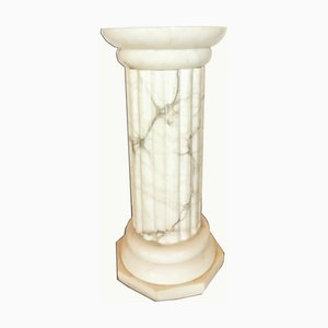 Alabaster Column Floor Lamp, 1950s-ODB-732083