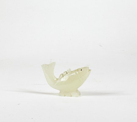 Alabaster Fish, Italy, 1980s-RAQ-851253