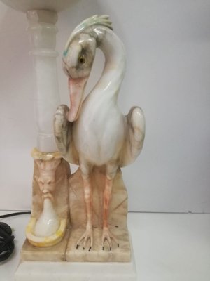 Alabaster Lamp, 1930s-OLY-722634