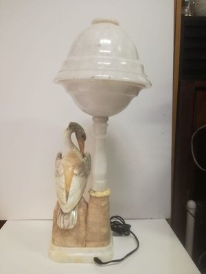 Alabaster Lamp, 1930s-OLY-722634